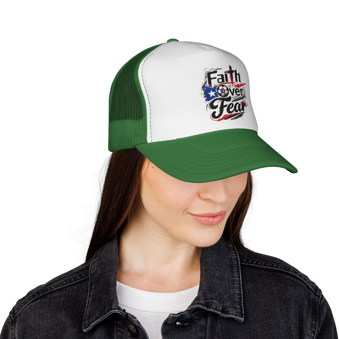 Copy of Puerto Rico Fire Soccer ball REPresentando Trucker Caps FREE SHIPPING