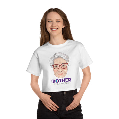 Mother The Real Influencer Women's Flowy Cropped Tee