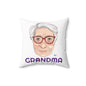 Abuela Boricua Always Here Never Left Spun Polyester Square Pillow