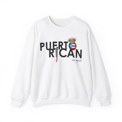 Puerto Rican con orgullo 2 Unisex Heavy Blend™ Crewneck Sweaters