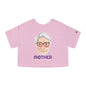 Mamá Boricua Always Here Never Left Women's Flowy Cropped Tee