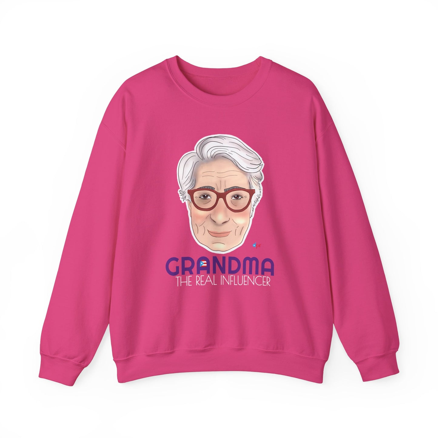 Grandma The real Influencer Heavy Blend™ Crewneck Sweatshirt
