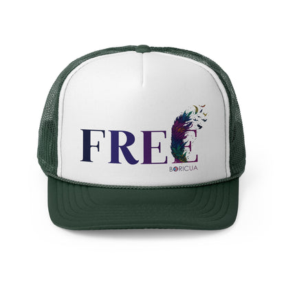 Free Boricua Puerto Rican Pride Trucker Caps FREE SHIPPING