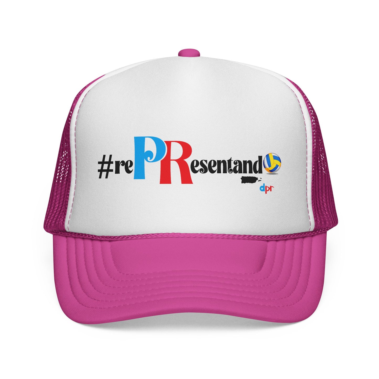 RePResentando Volleyball Puerto Rican Pride Trucker Caps FREE SHIPPING