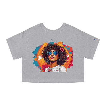 Mosaico Girl Women's Flowy Cropped Tee