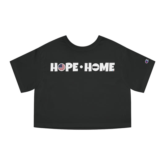 HOPE HOME PUERTO RICO Flowy Cropped Tee