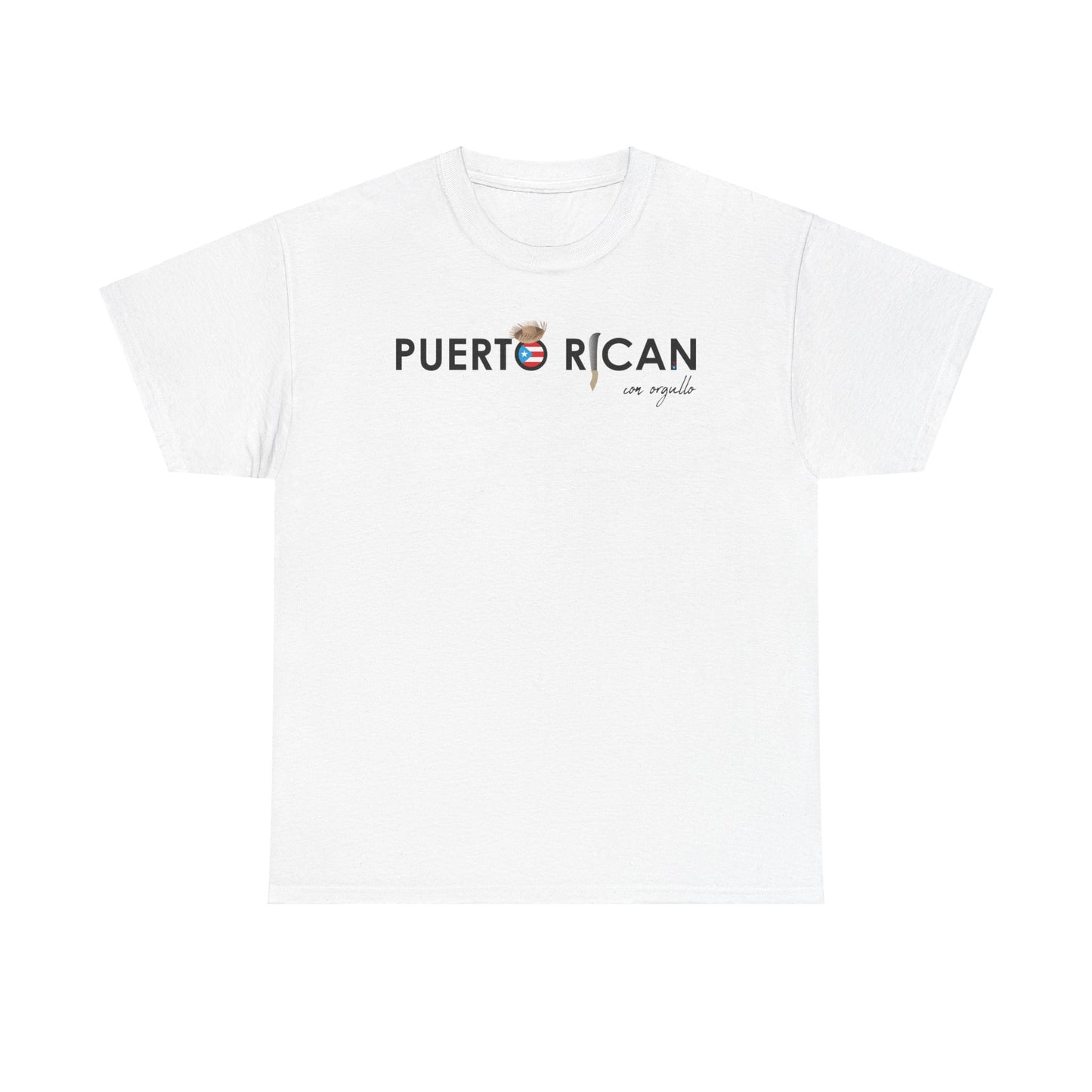 Puerto Rican con Orgullo Unisex Heavy Cotton Tee