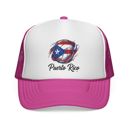 Puerto Rico Volleyball Flag  Trucker Caps FREE SHIPPING