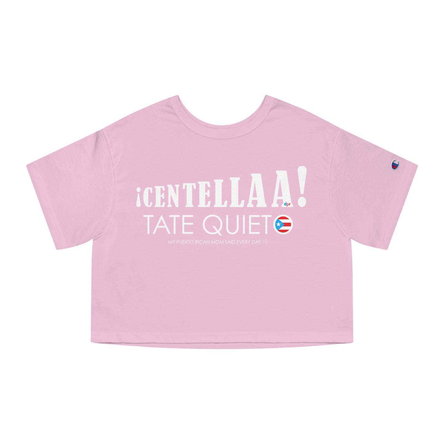 CENTELLA! Puerto Rican Mom  Flowy Cropped Tee