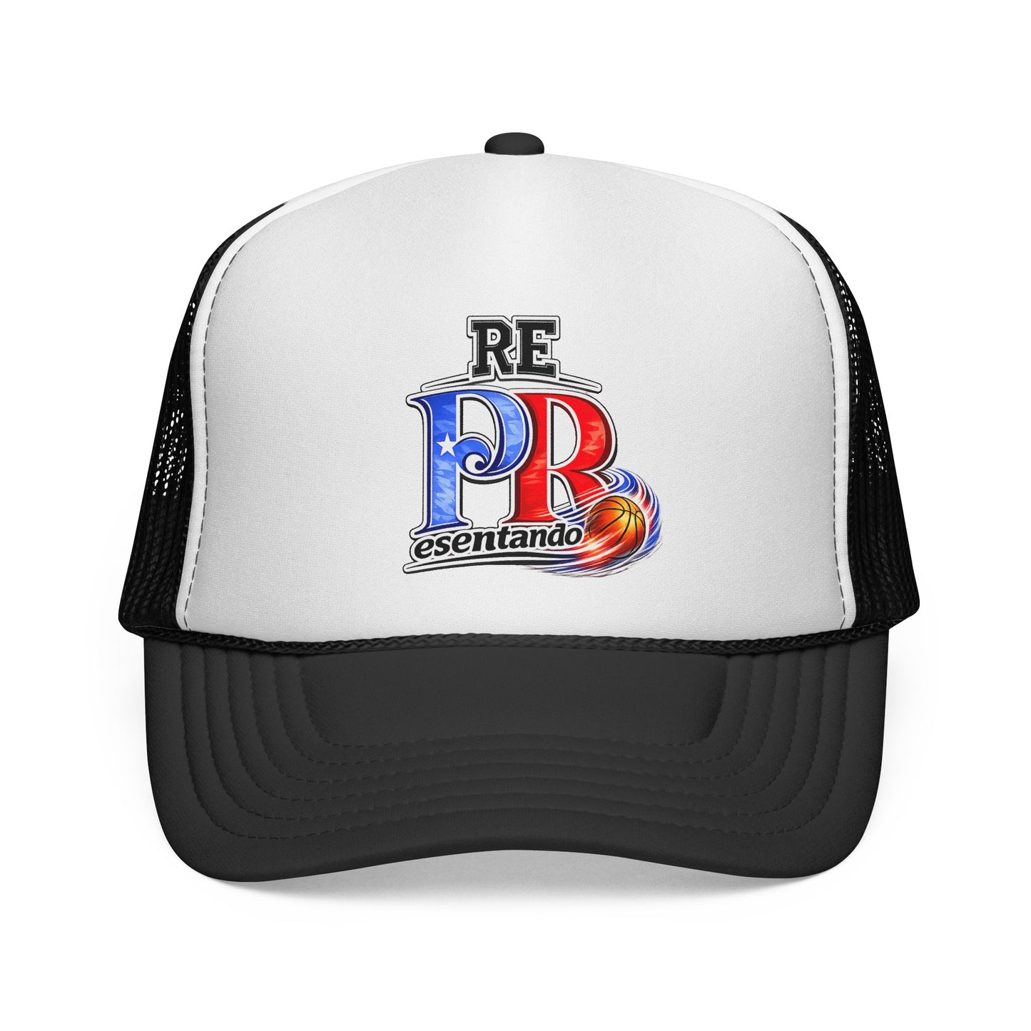 Copy of Soccer Mom Boricua Red Bow Puerto Rican Flag Trucker Caps FREE SHIPPING
