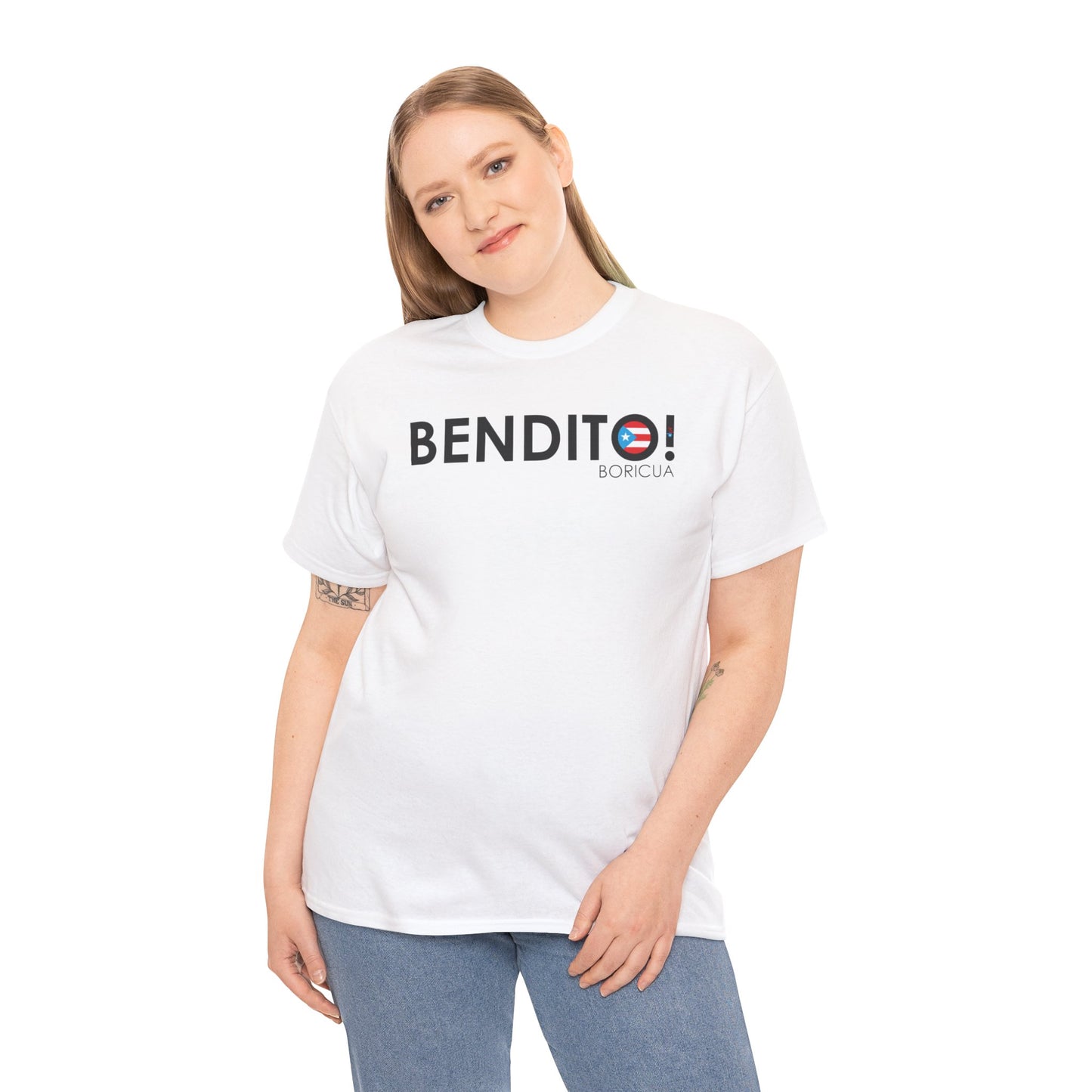 BENDITO BORICUA Unisex Heavy Cotton Tee