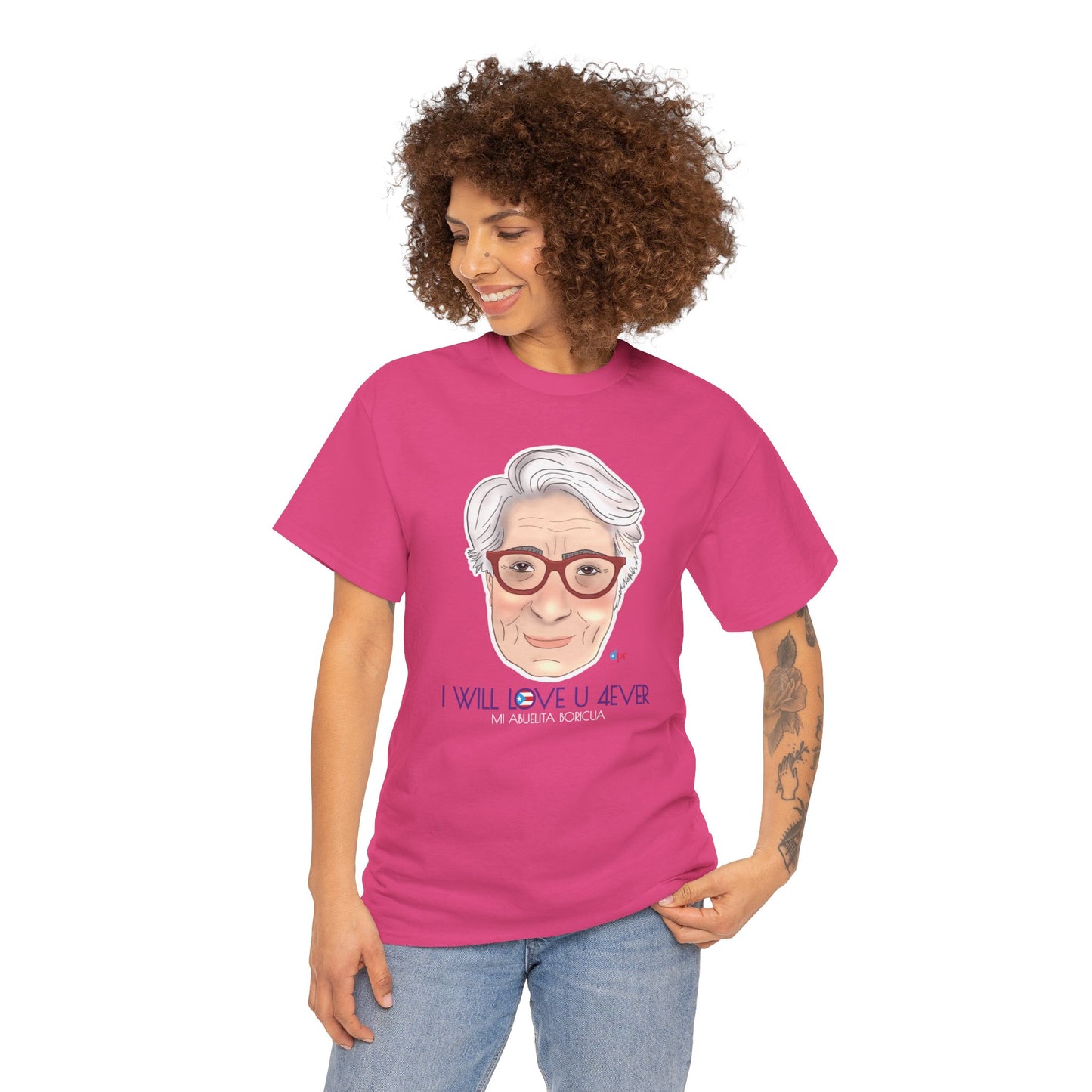 I Will Love You Forever Abuelita Boricua Heavy Cotton Tee