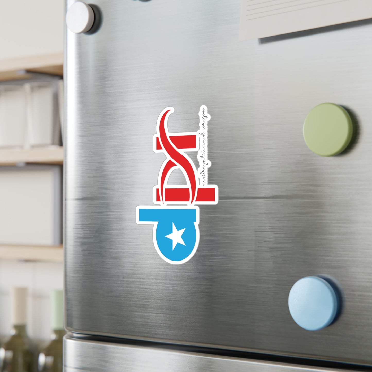 Dpr Nuestra patria en el corazón Waterproof Kiss-Cut Vinyl Decals
