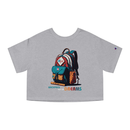 Backpack full of Dreams Flowy Cropped Tee
