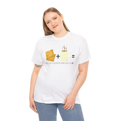 Crackers & Coffee True Puertorican Unisex Heavy Cotton Tee
