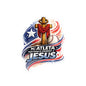 Mi Atleta Pertenece Primero a Jesús | Puerto Rico Faith Cross Baseball Waterproof Kiss-Cut Vinyl Decal