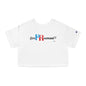 Puerto Rico Soccer ball Cropped Tee | RePResentando™ Women's Flowy Crop Top | Boricua Soccer ball Shirt