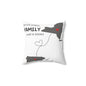 The Love Between Family Knows No Distance New York Spun Polyester Square Pillow