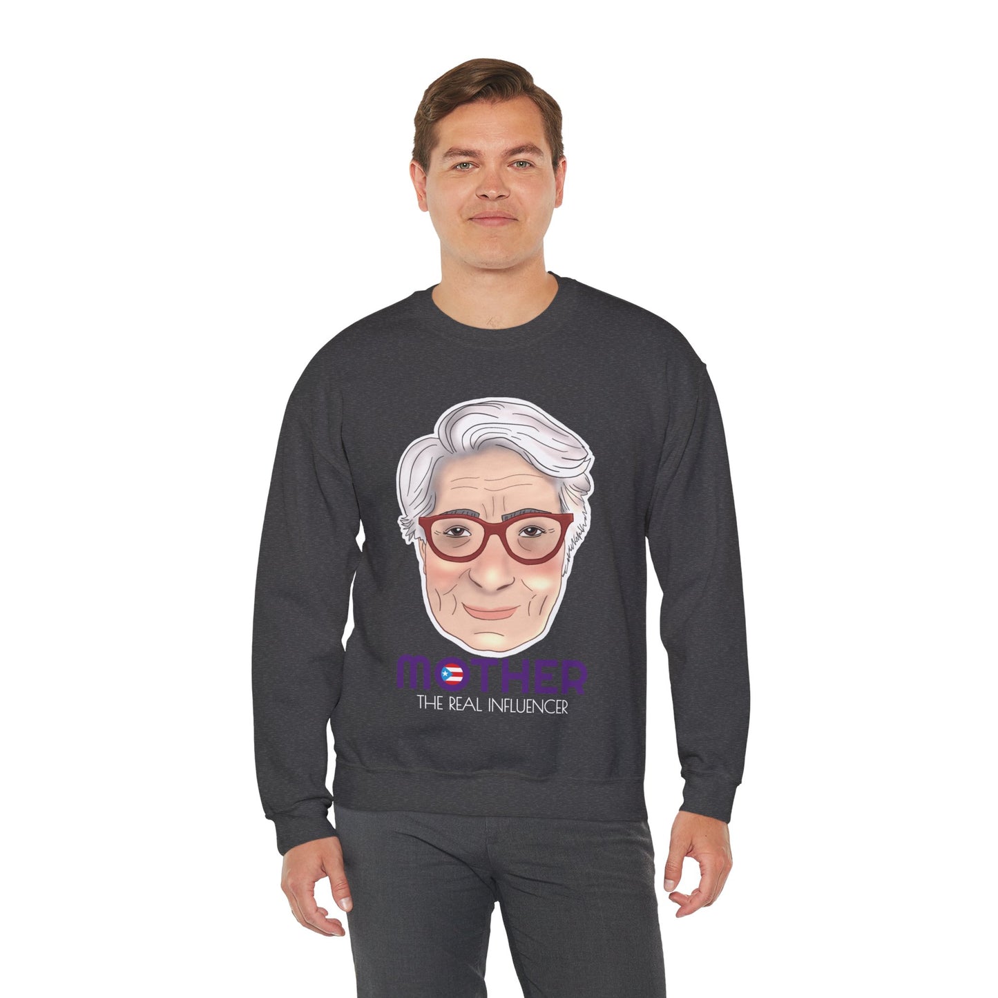 Mother The Real Influencer Heavy Blend™ Crewneck Sweatshirt