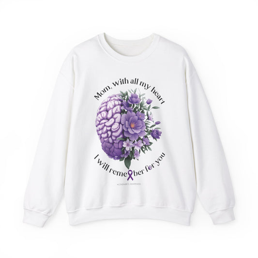 MOM I Will Remember for You Heavy Blend™ Crewneck Sweaters