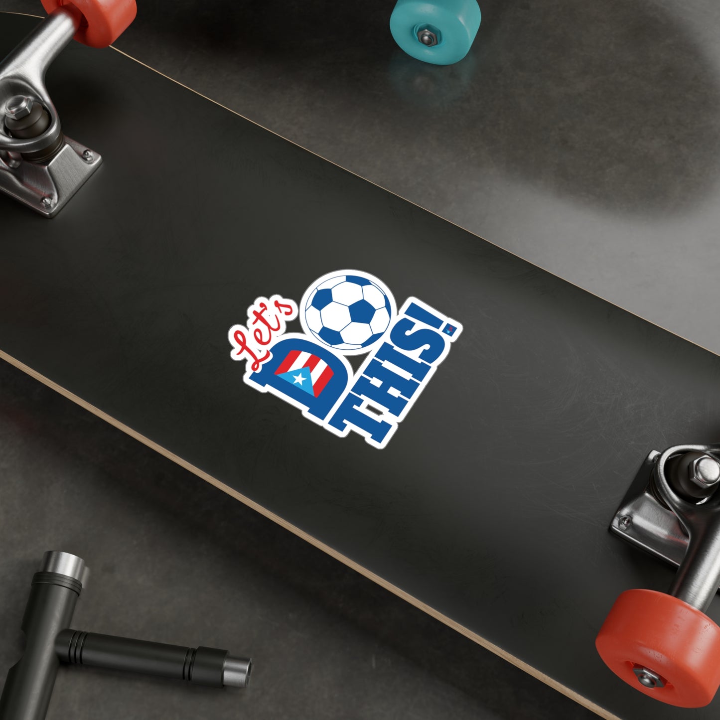 Let's Do This Soccer Boricua Kiss-Cut Vinyl Decals