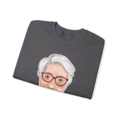 Abuela Boricua Always Here Never Left Heavy Blend™ Crewneck Sweatshirt