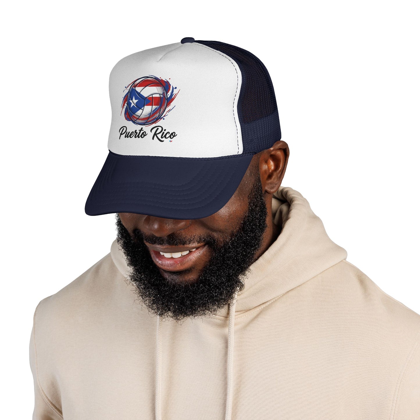 Puerto Rico Volleyball Flag  Trucker Caps FREE SHIPPING