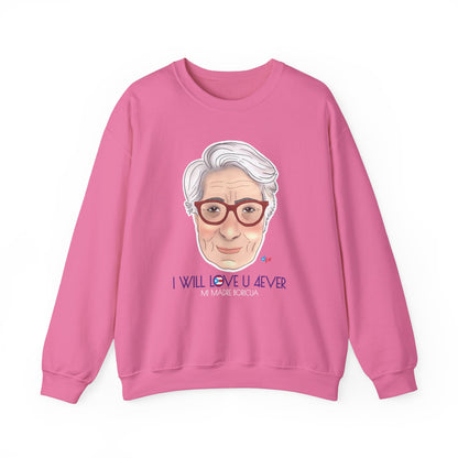 I Will Love You Forever Mamá Boricua Heavy Blend™ Crewneck Sweatshirt