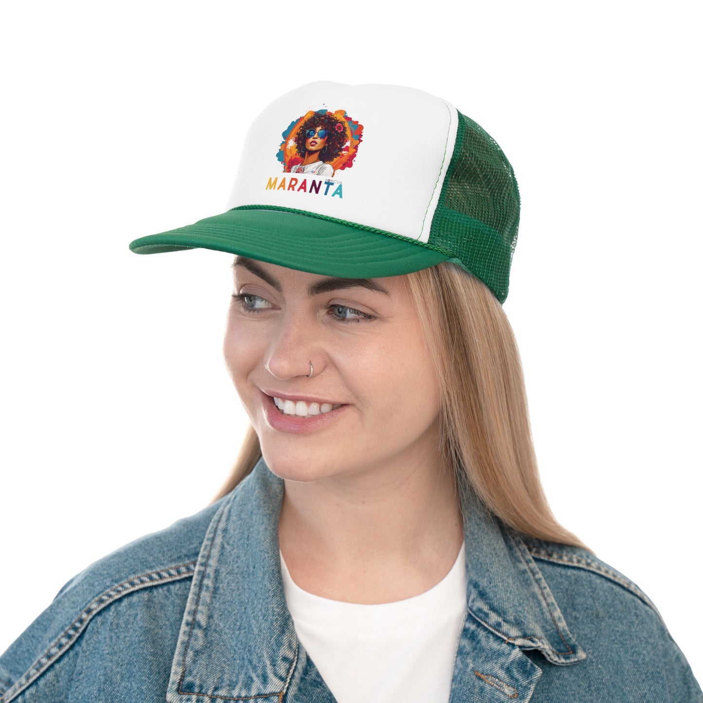 Maranta Flow Boricua Puerto Rican Pride Trucker Caps FREE SHIPPING
