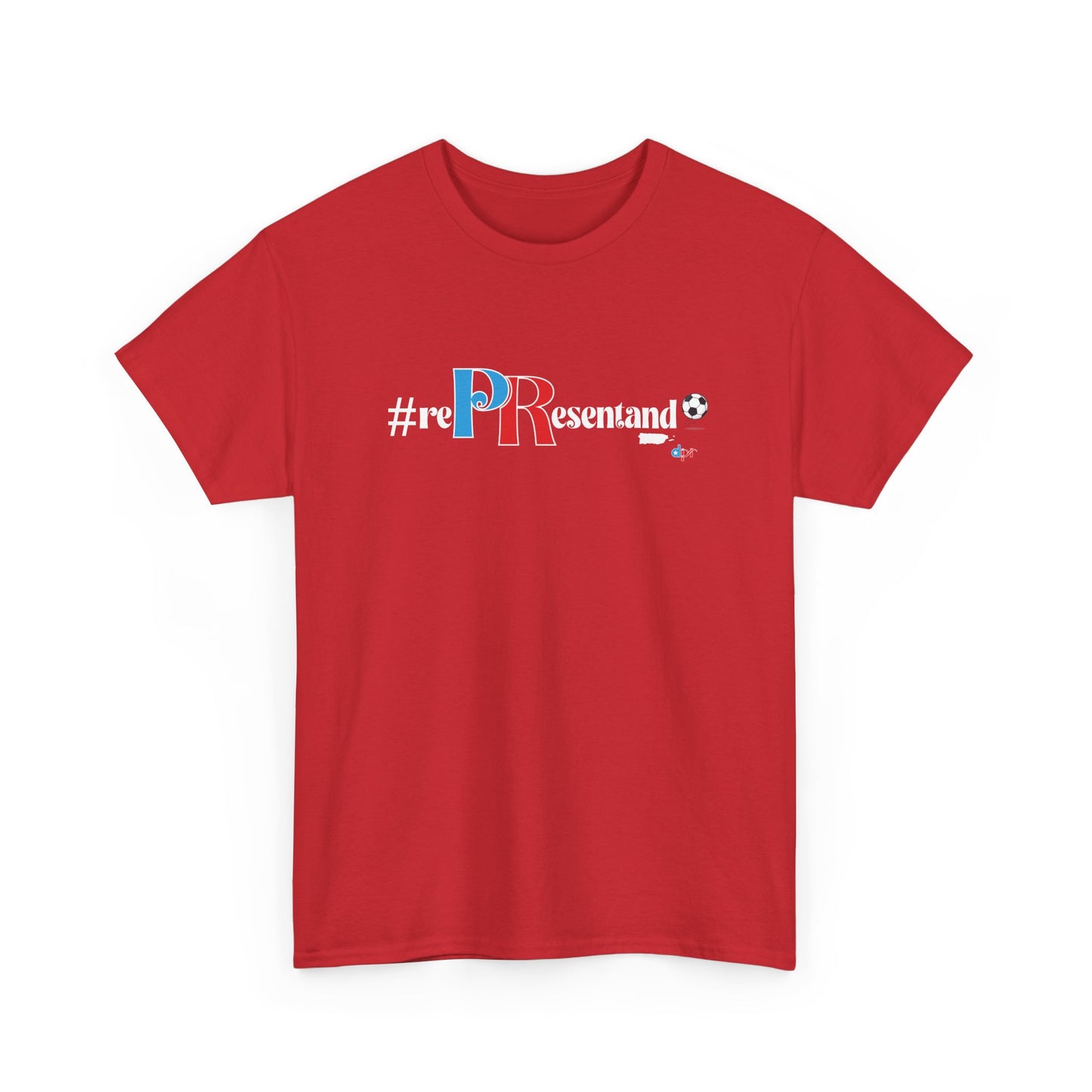 RePResentando Soccer Ball Unisex Heavy Cotton Tee