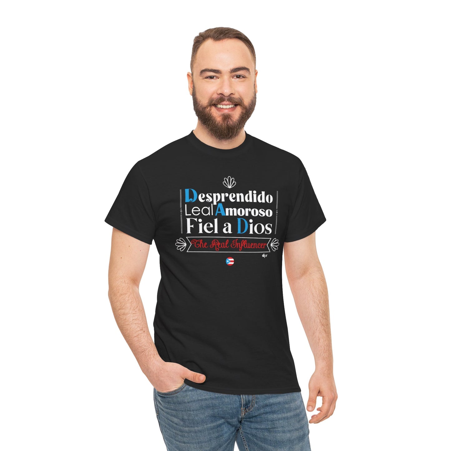 My DAD Description Heavy Cotton Tee