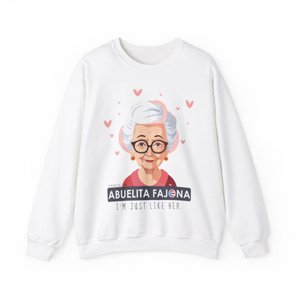 Remembering My Abuela Fajona Heavy Blend™ Crewneck Sweaters