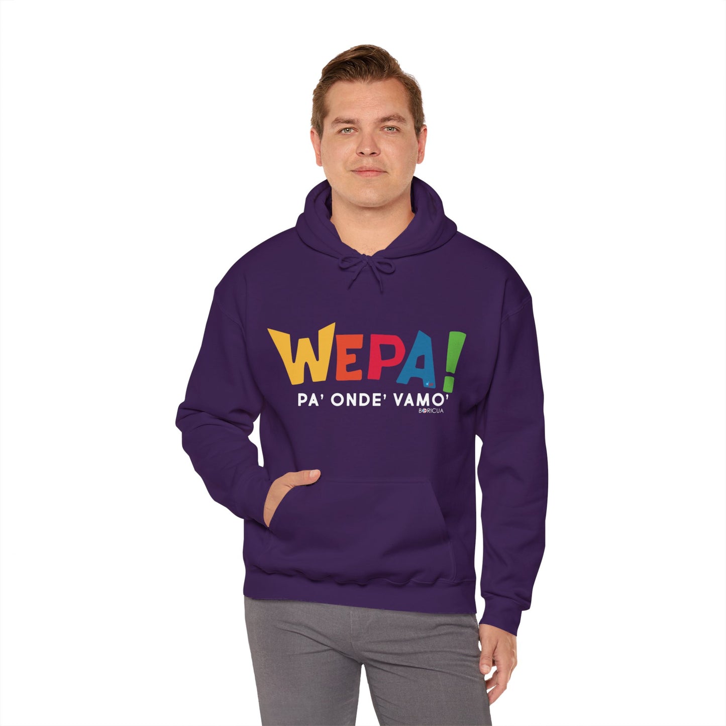 Wepa Boricua! Unisex Heavy Blend™ Boricua-Style Hoodies