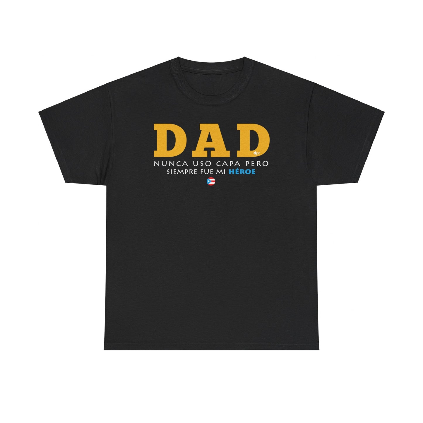 Dad Mi Héroe Yellow Unisex Heavy Cotton Tee