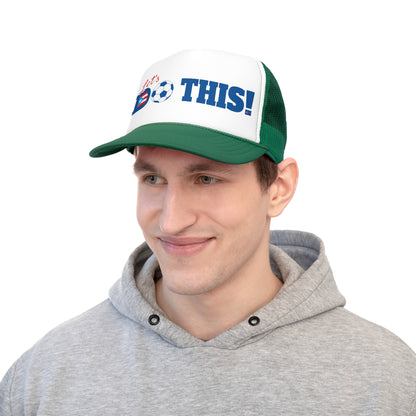 Let's Do This Soccer Puerto Rican Pride Trucker Caps FREE SHIPPING