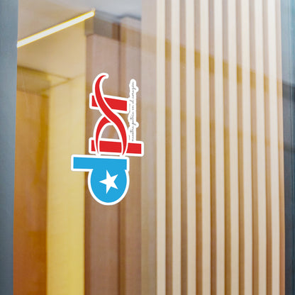 Dpr Nuestra patria en el corazón Waterproof Kiss-Cut Vinyl Decals