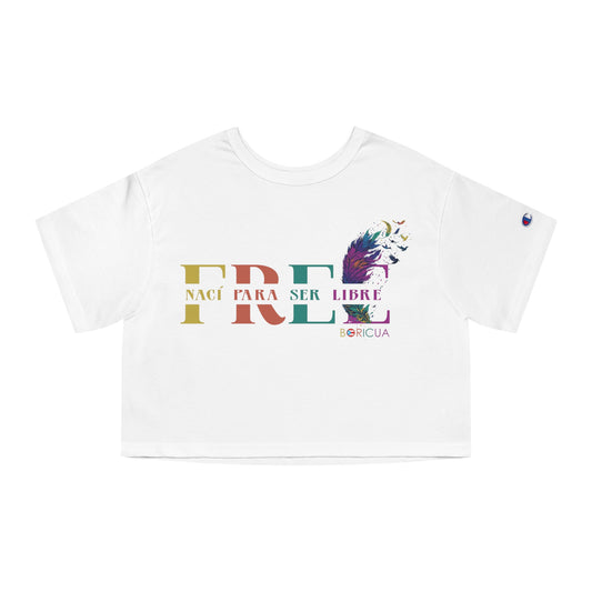 Free Nací para ser libre Flowy Cropped Tee