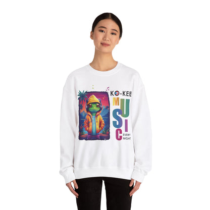 Coqui I Play Music Every Night Unisex Heavy Blend™ Crewneck Sweaters