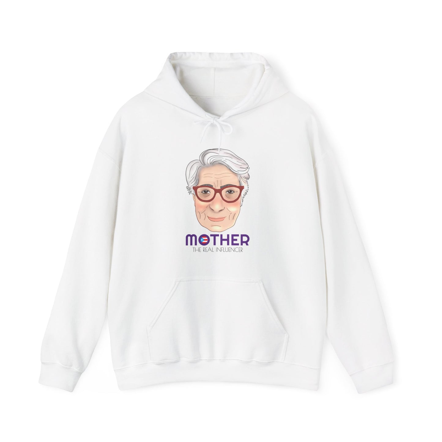Mother The Real Influencer Unisex Heavy Blend™ Boricua-Style Hoodies