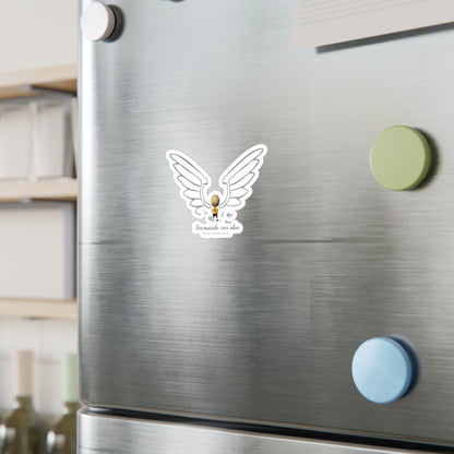 "Formando sus Alas" Soccer Player Waterproof Kiss-Cut Vinyl Decal
