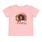 Back to School Boricua Girl Flow Toddler Short Sleeve Tee