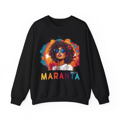 Maranta Boricua Girl Unisex Heavy Blend™ Crewneck Sweaters