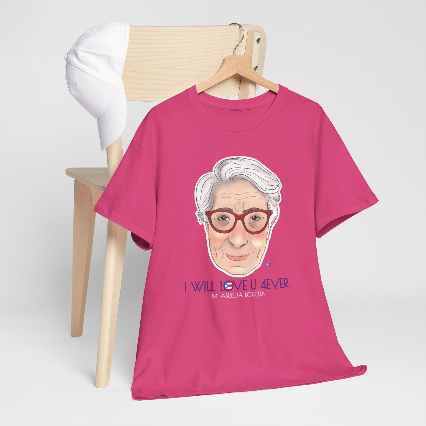 I Will Love You Forever Abuelita Boricua Heavy Cotton Tee