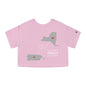 Love in the distance New York Flowy Cropped Tee