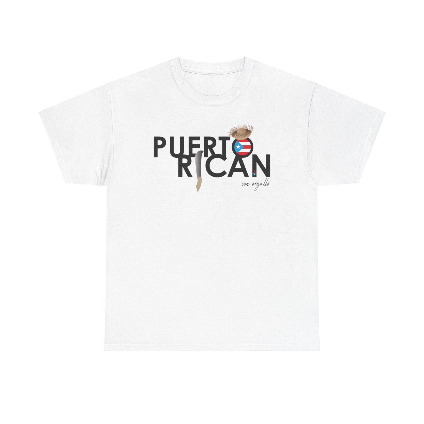 Puerto Rican con Orgullo 2 Unisex Heavy Cotton Tee