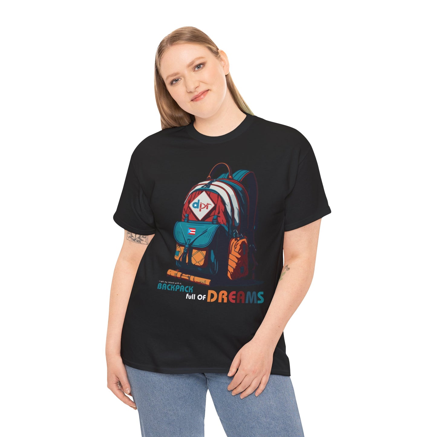 Backpack full of Dreams Unisex Heavy Cotton Tee