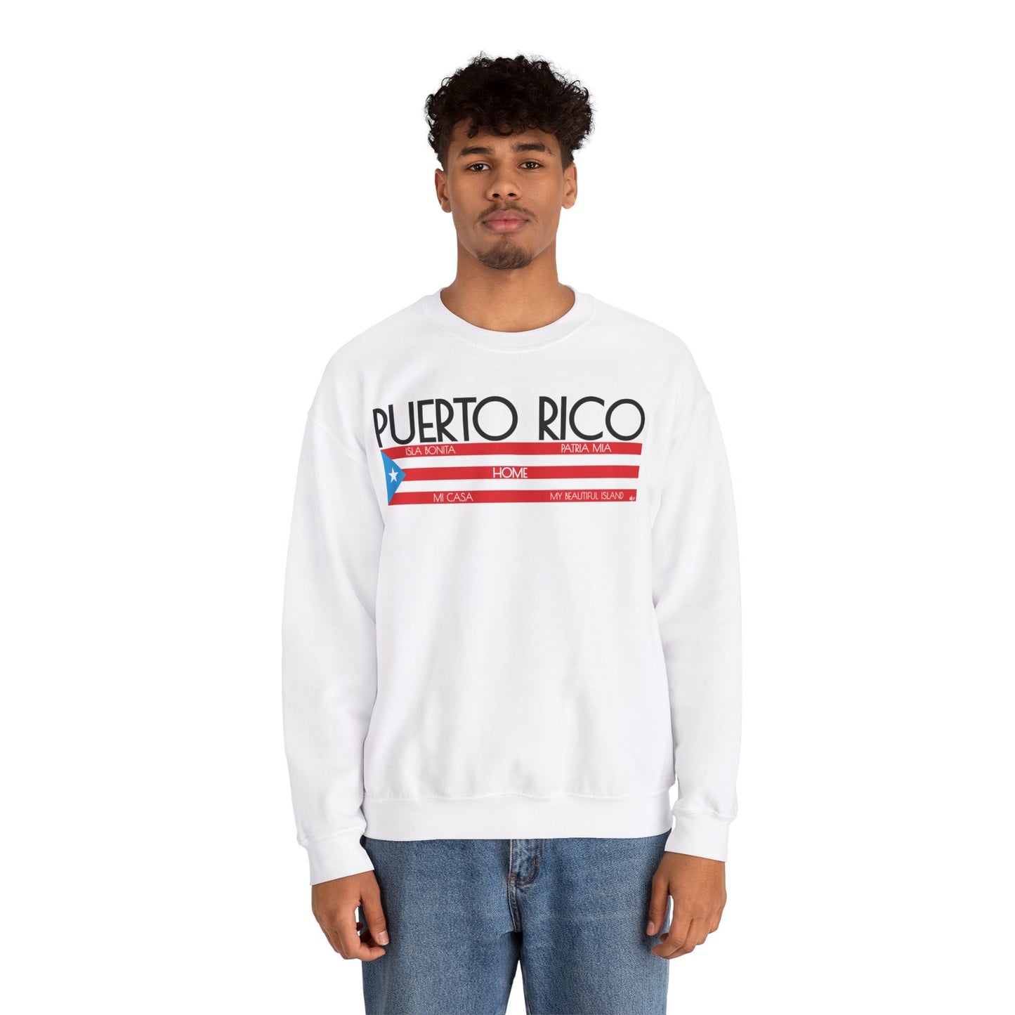Puerto Rico HOME Heavy Blend™ Crewneck Sweaters