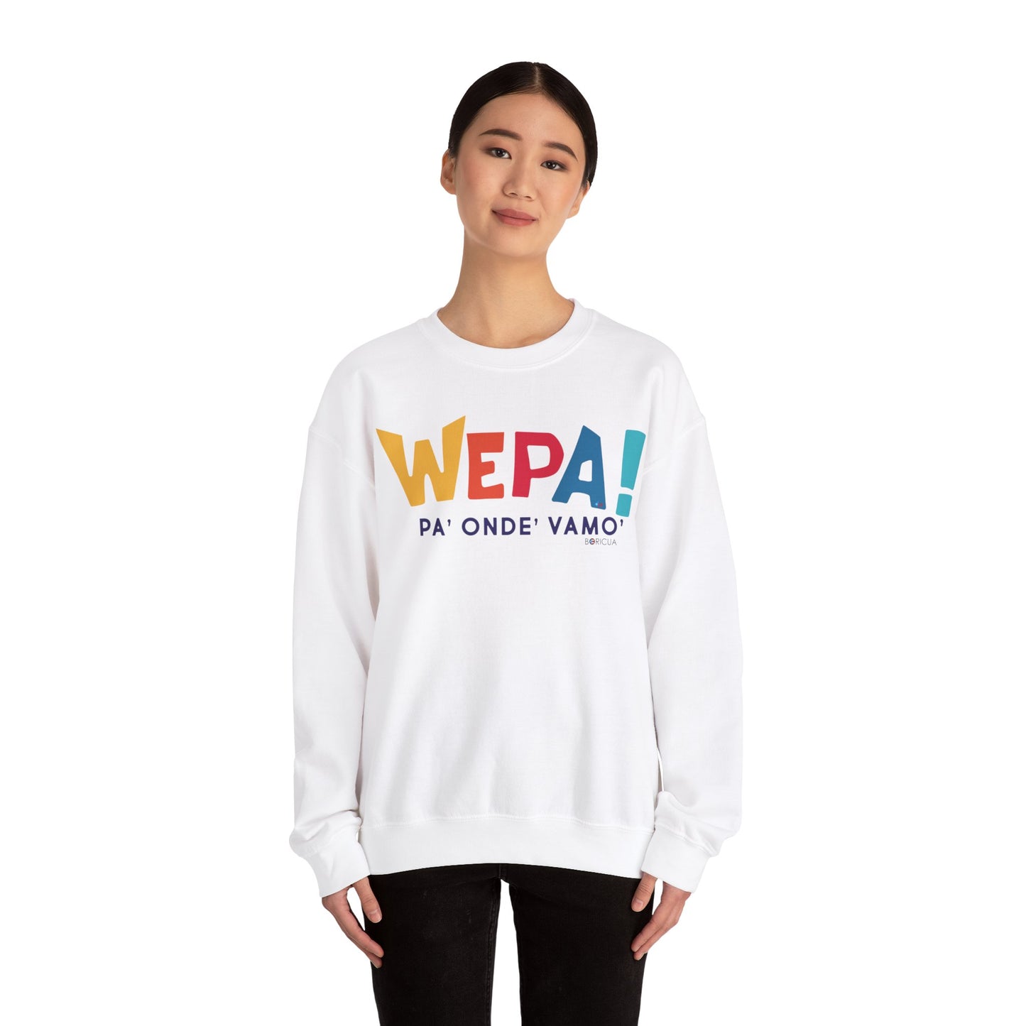 Wepa Boricua Unisex Heavy Blend™ Crewneck Sweaters
