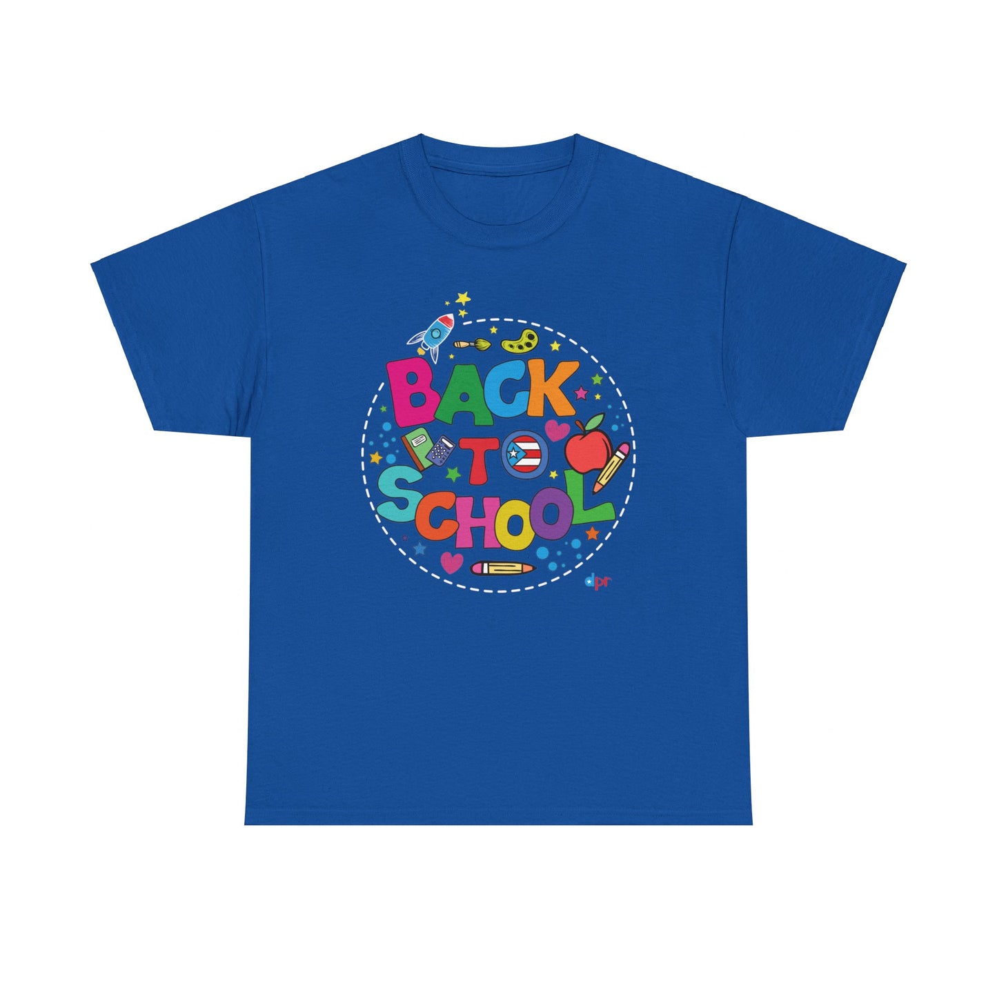Back to School Boricua Student Heavy Cotton Tee