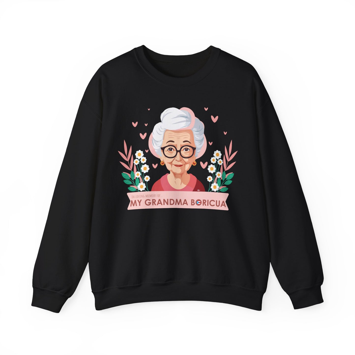 In Loving Memory of My Grandma Boricua Heavy Blend™ Crewneck Sweaters